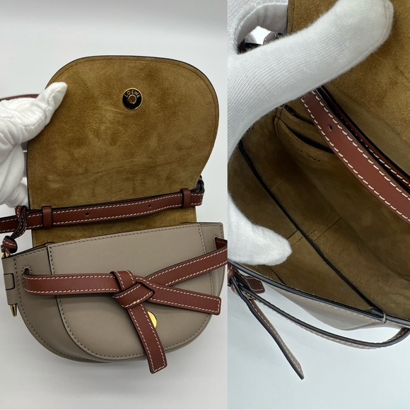 Authentic Loewe mini Gate dual bag in tricolors - Picture 14 of 16